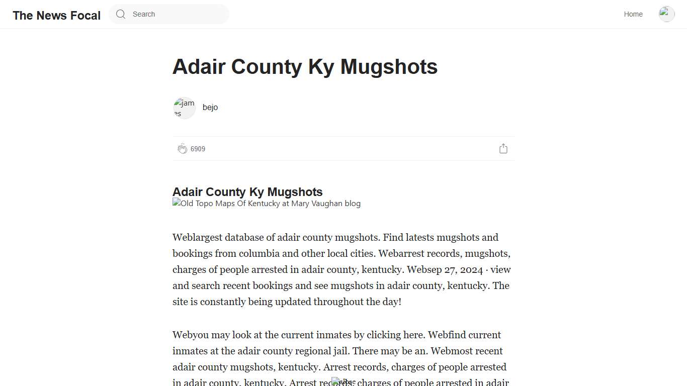 Adair County Ky Mugshots